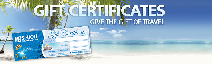 Gift certificates